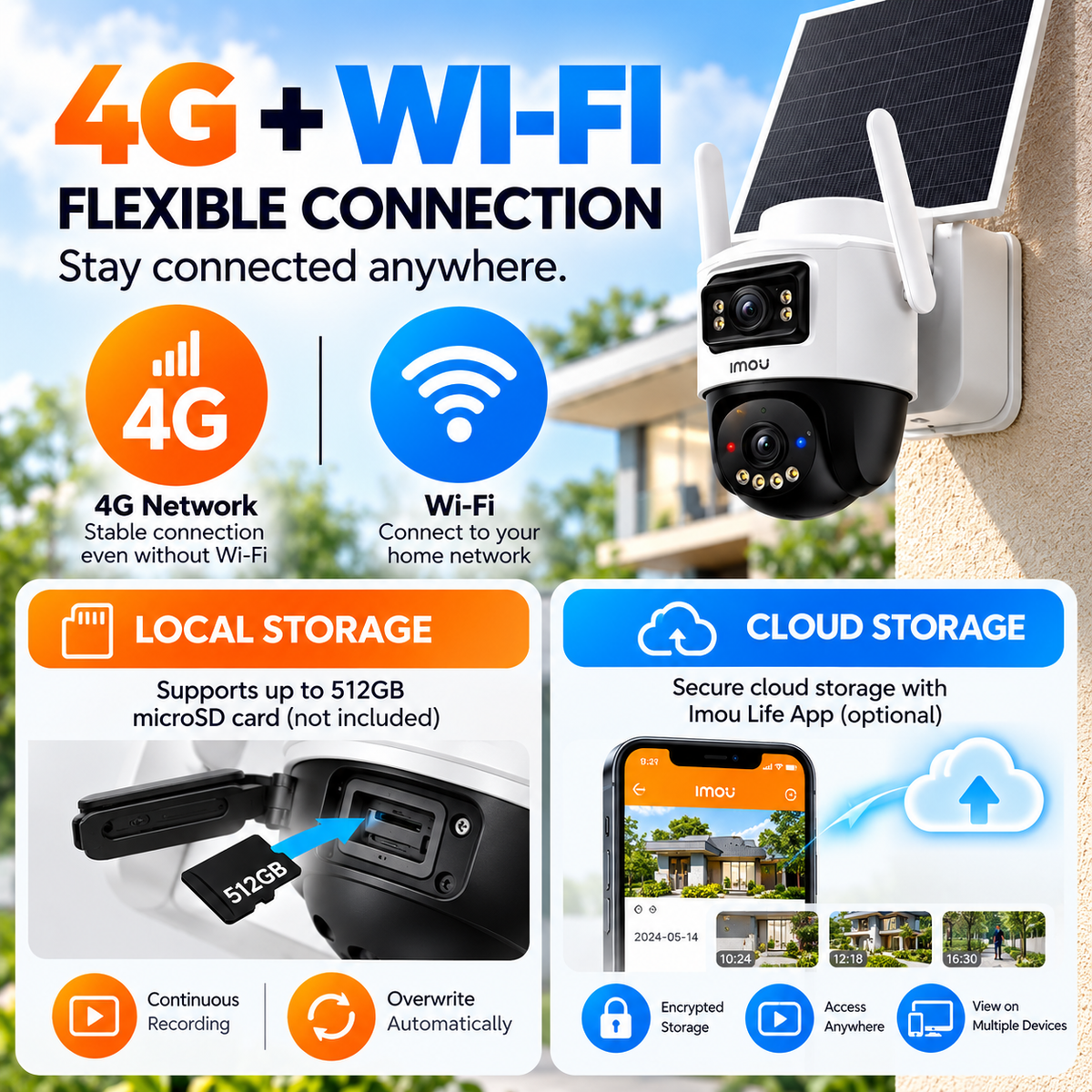 IMOU DUAL-LENS 10MP WIFI+4G