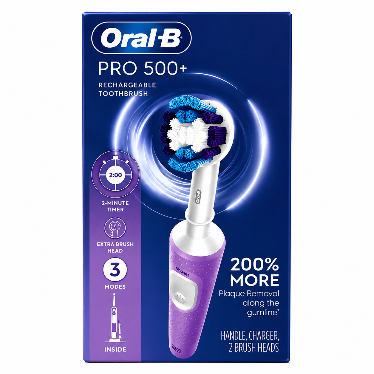 Brosse à dents électrique Oral-B Pro500+