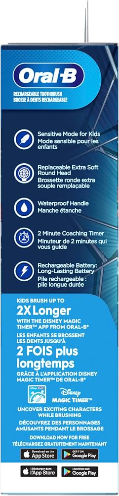 Brosse à dents électrique Oral-B Pro Kids Spiderman