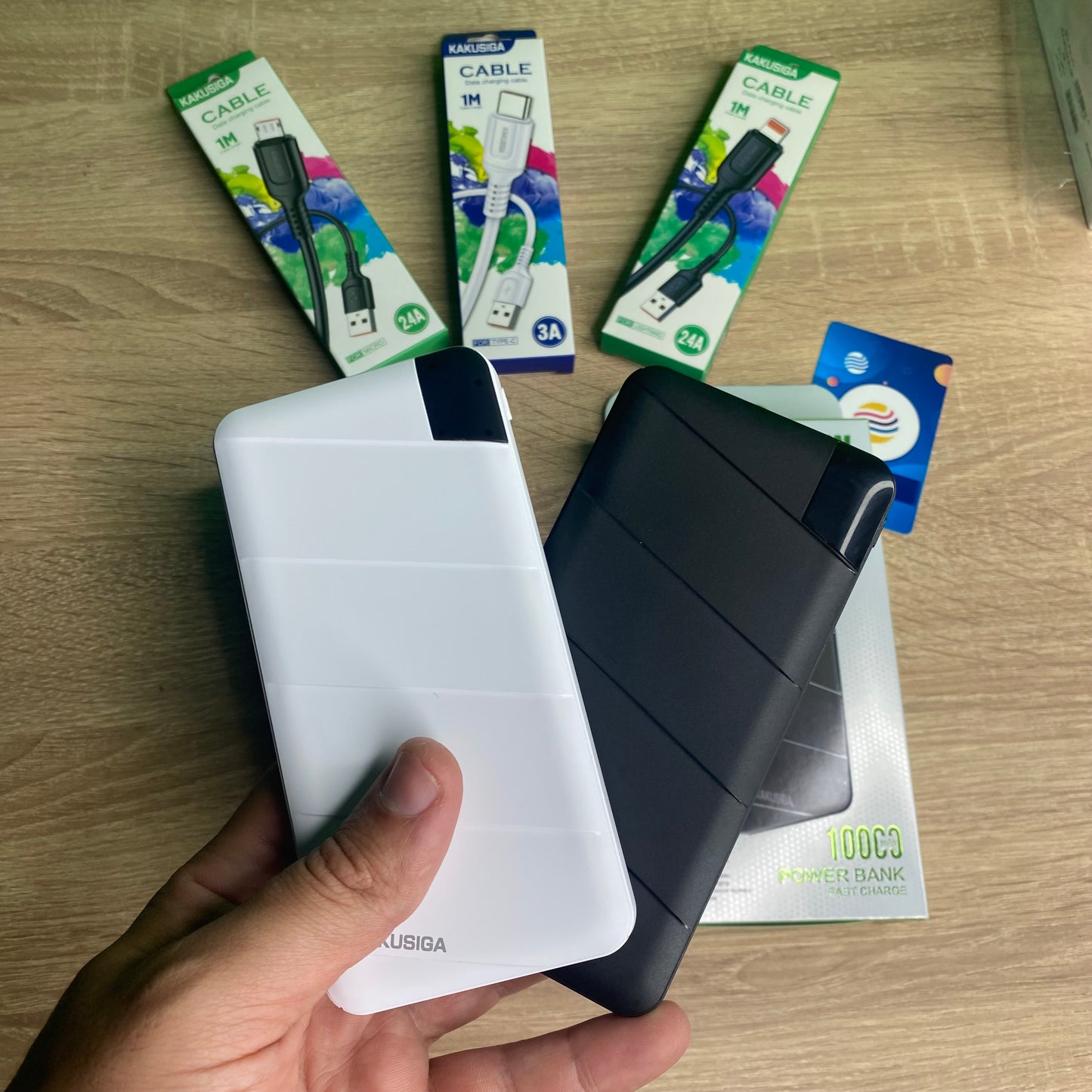 Pack Powerbank +3 cable ✅