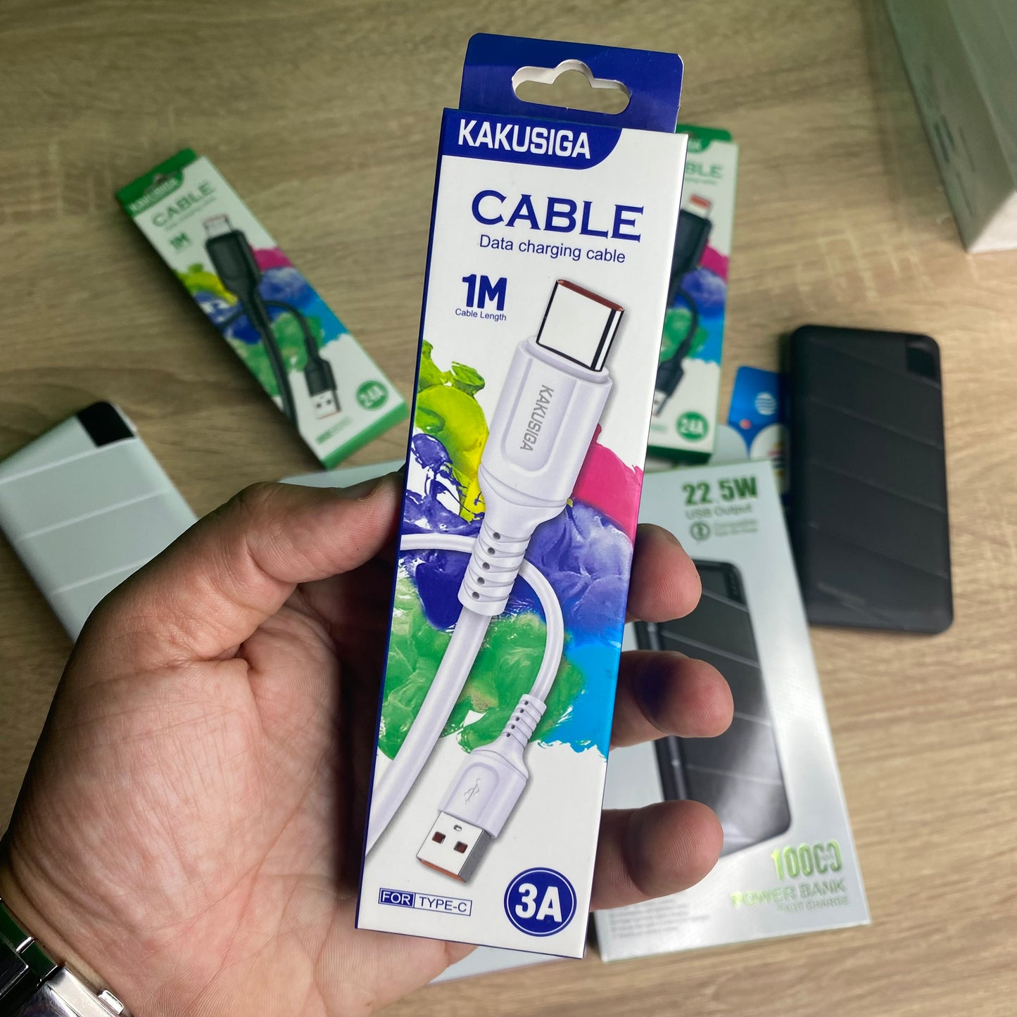 Pack Powerbank +3 cable ✅