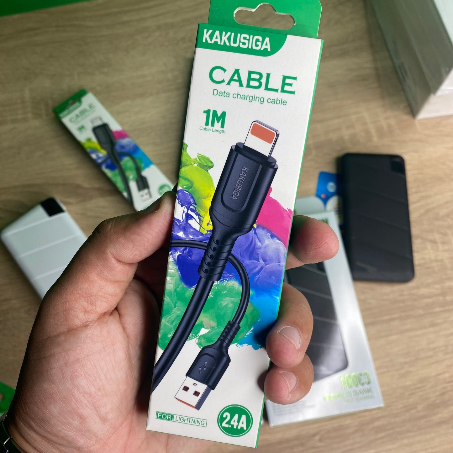 Pack Powerbank +3 cable ✅