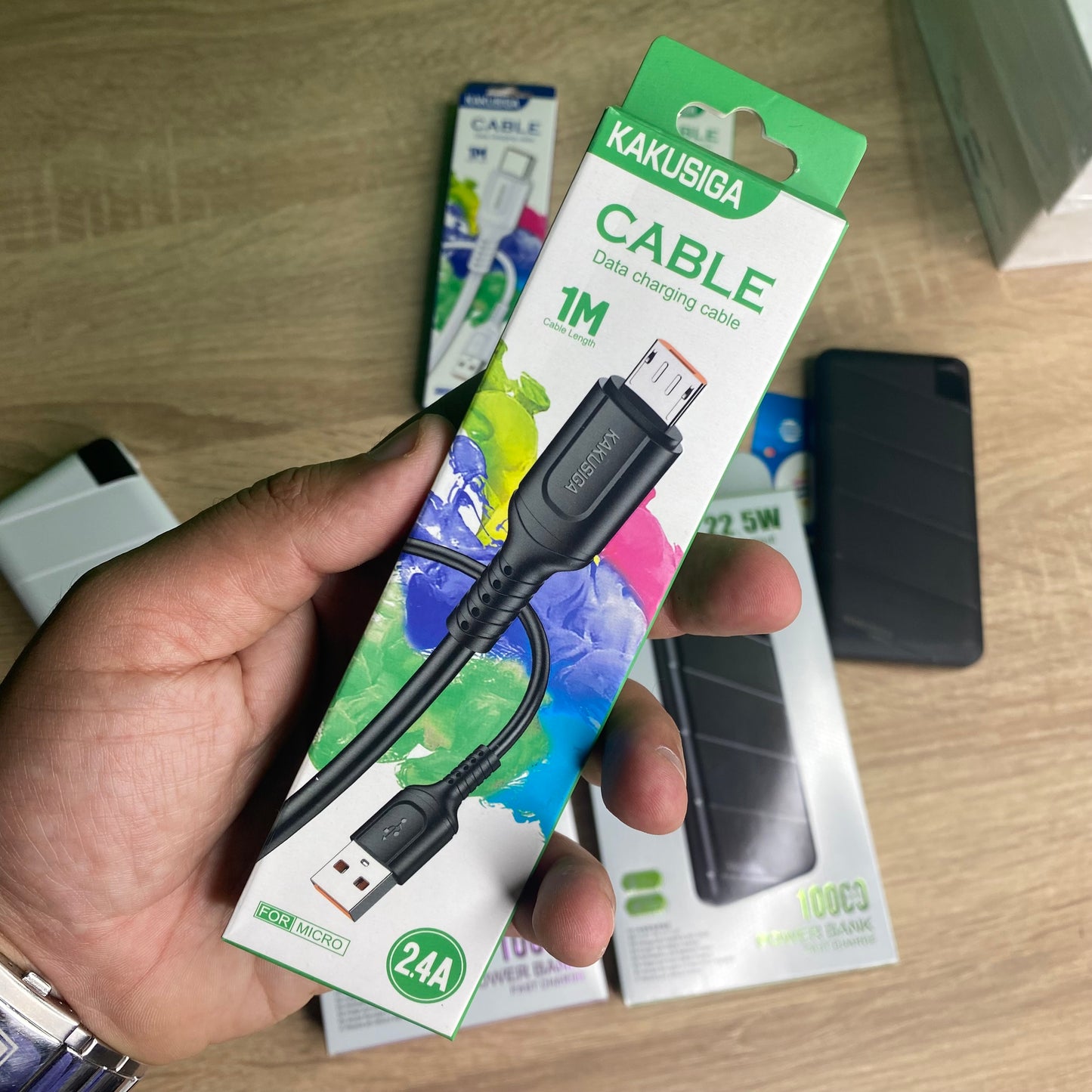 Pack Powerbank +3 cable ✅