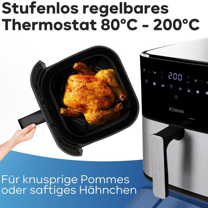 Hot air fryer 5L Bomann 🍟