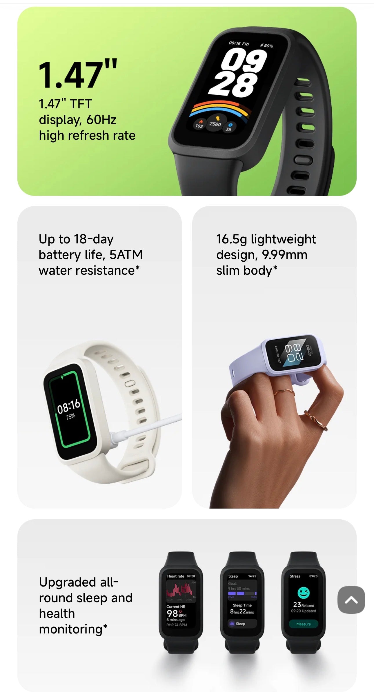 Xiaomi Smart Band 9 Active