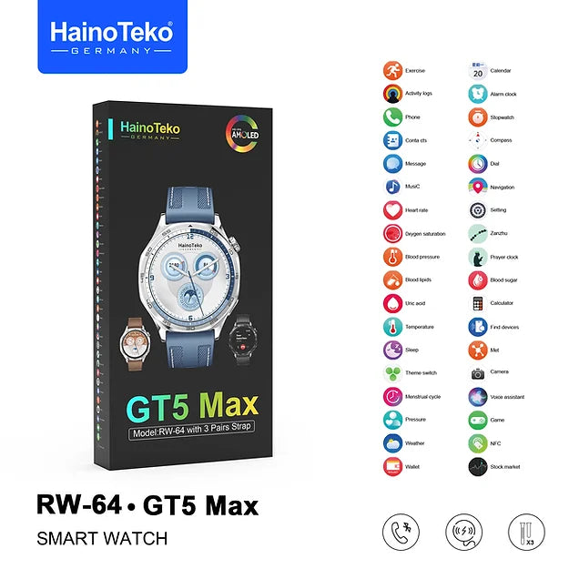 HainoTeko GT5 Max - RW64 - 2025 ⌚
