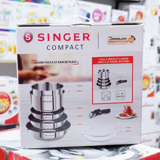 Singer Magnifique Batterie de cuisson 8 pcs SIN8 🍳