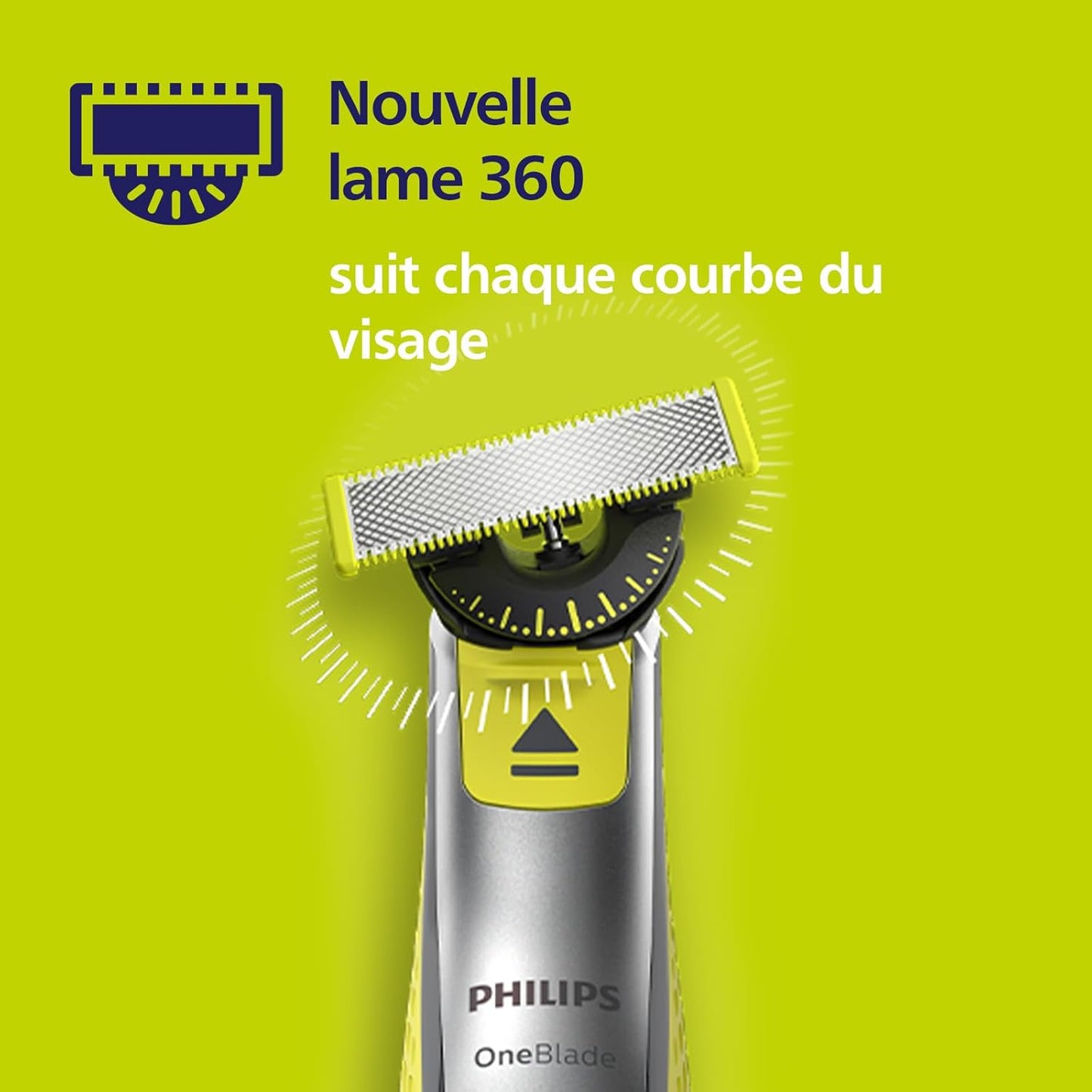 Lames OneBlade Philips 360 (Anti-Friction Blade X2)