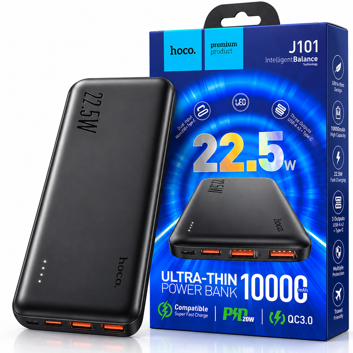 Power Bank Hoco 10000 Mah 22.5W