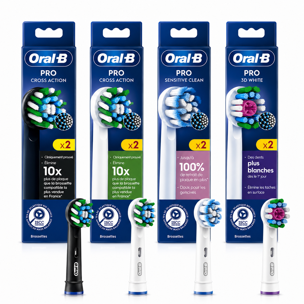BROSSETTES Oral-B - Boite de 2*recharge