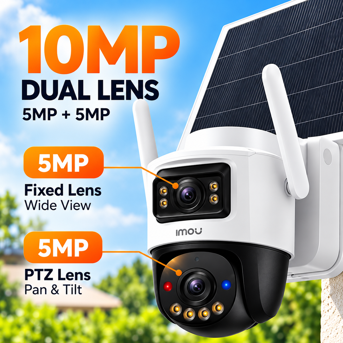 IMOU DUAL-LENS 10MP WIFI+4G