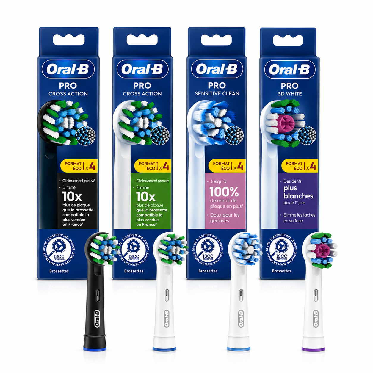 BROSSETTES Oral-B - Boite de 4*recharge