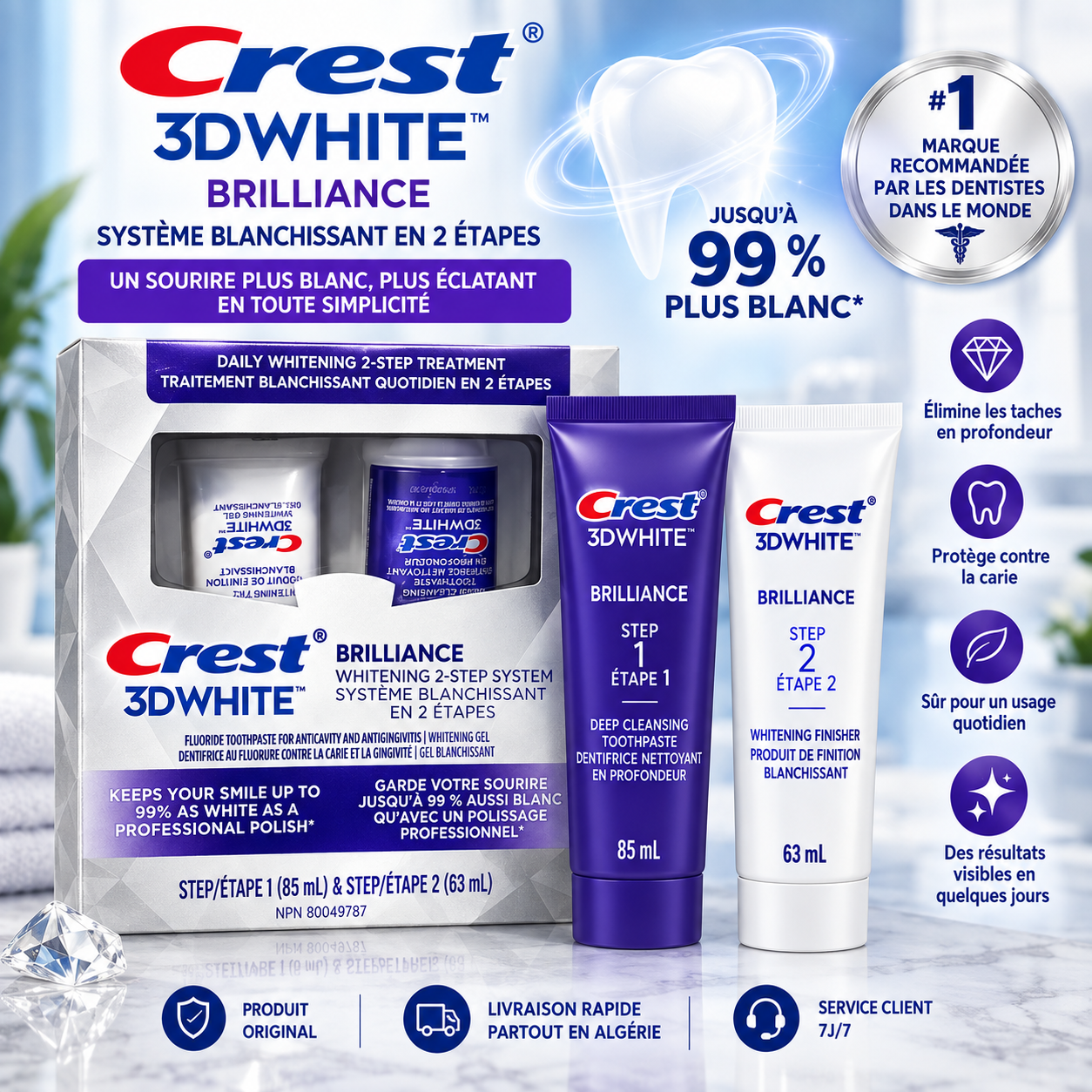 Crest 3D WHITE BRILLANCE