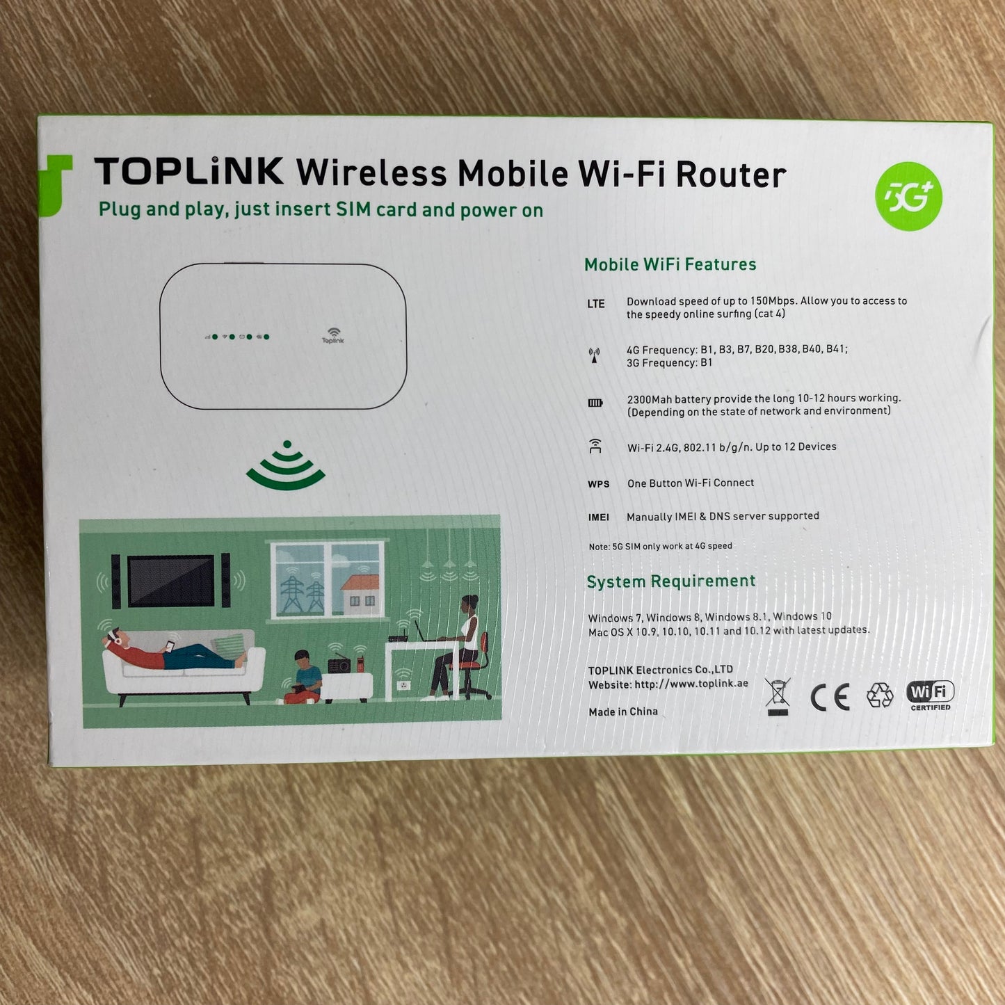 TOPLink Wirless Mobile Wi-Fi Router