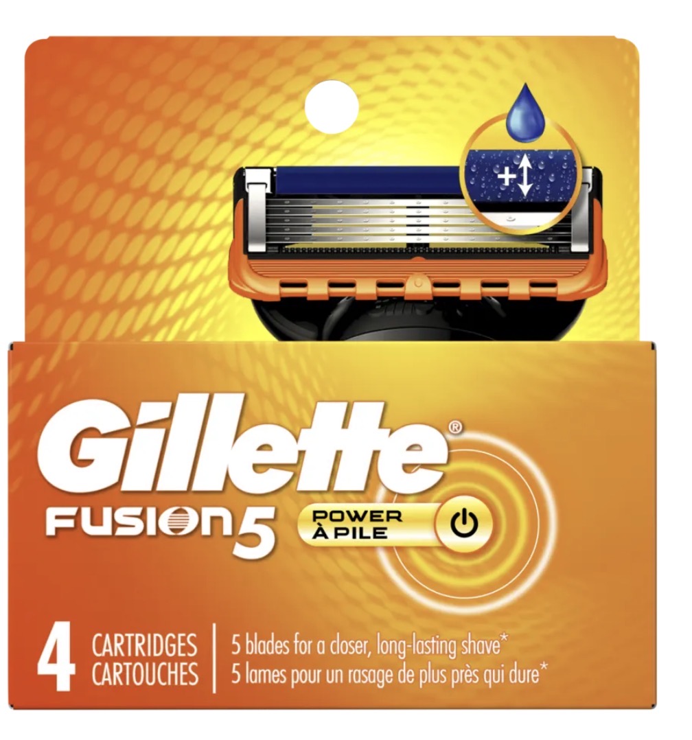Recharge Gillette Fusion5 ( Boit de 4 )