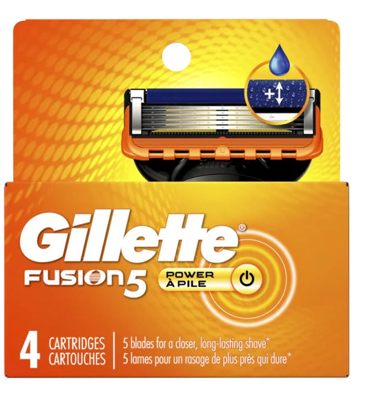 Recharge Gillette Fusion5 ( Boit de 4 )