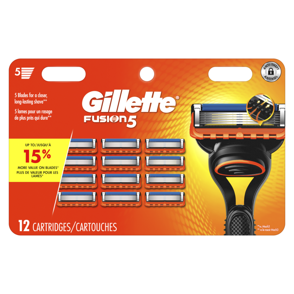 Recharge Gillette Fusion5 ( Boit de 12 )