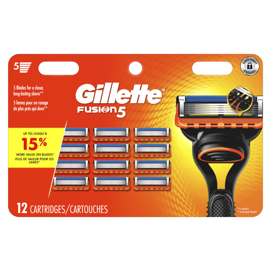 Recharge Gillette Fusion5 ( Boit de 12 )