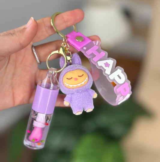Porte-clé Gloss Labubu ✨💄 🐨