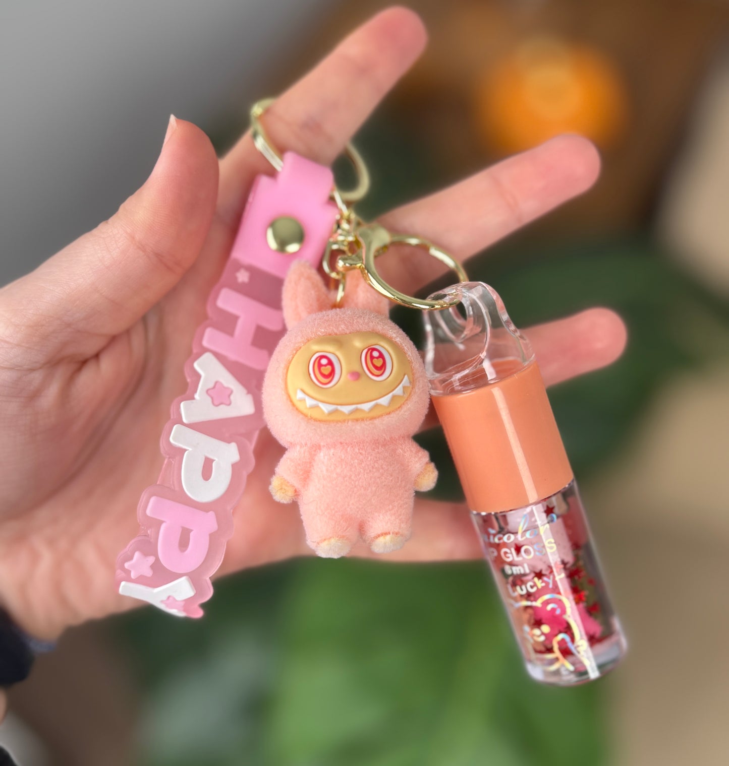 Porte-clé Gloss Labubu ✨💄 🐨