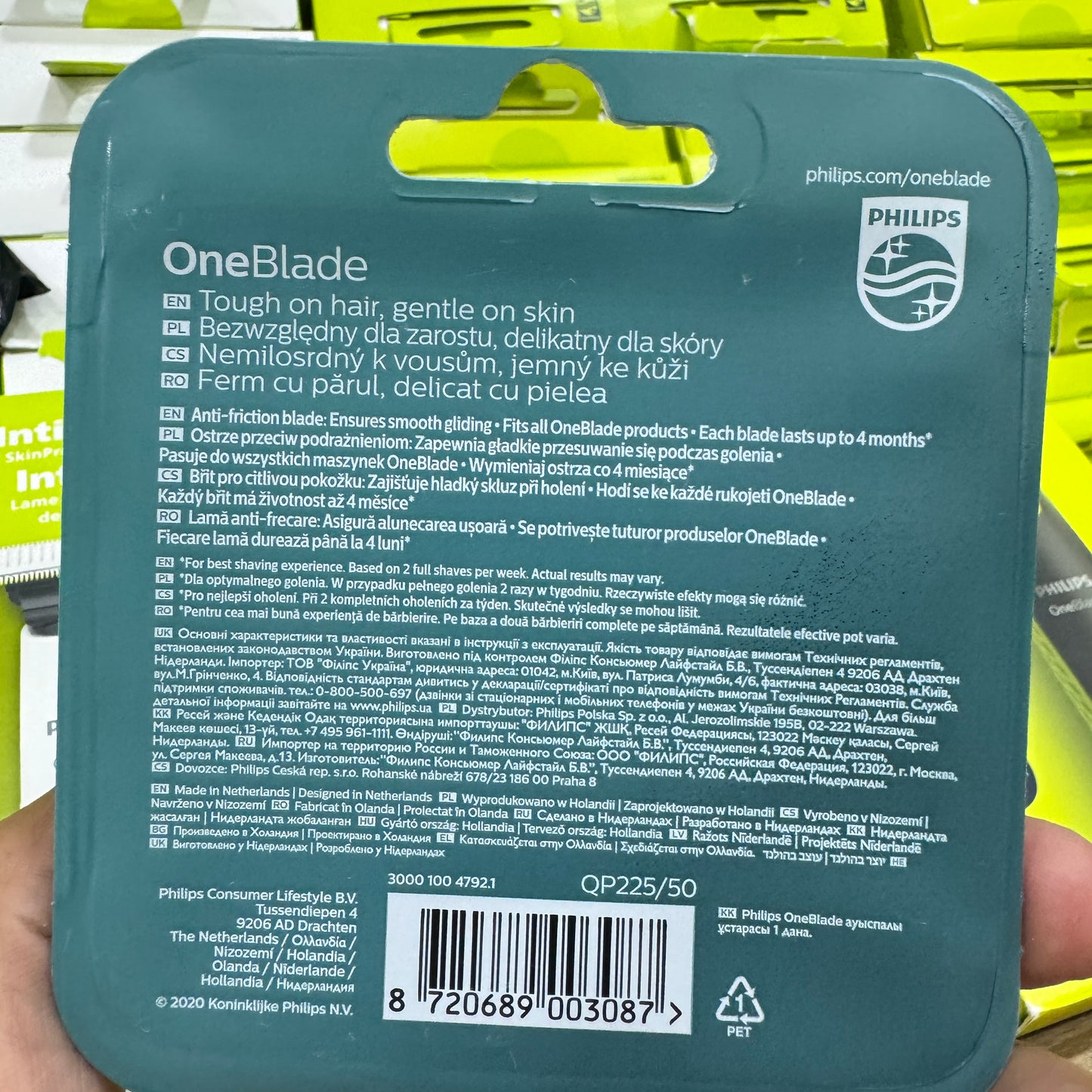 Lames OneBlade Philips  (Anti-Friction Blade X2)