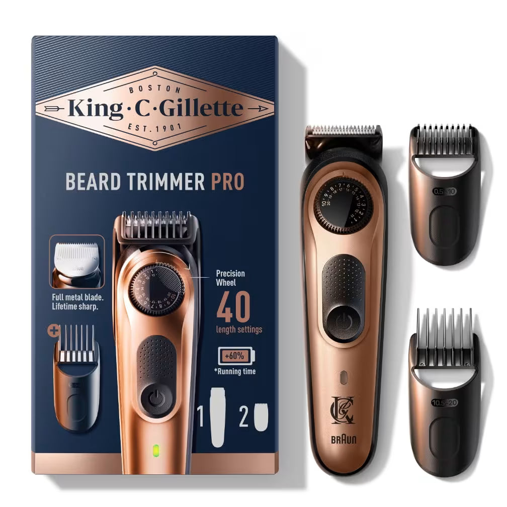 Tondeuse à barbe PRO pour homme King C. Gillette