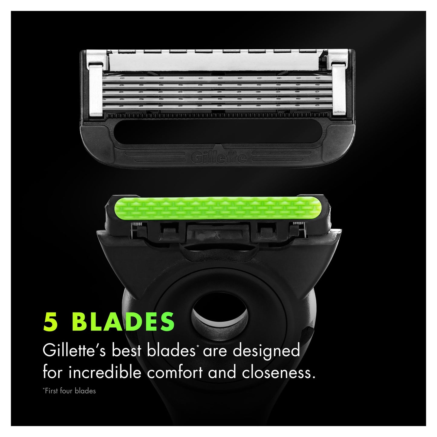 Gillettelabs Exfoliating 3 Razor 1 Stand