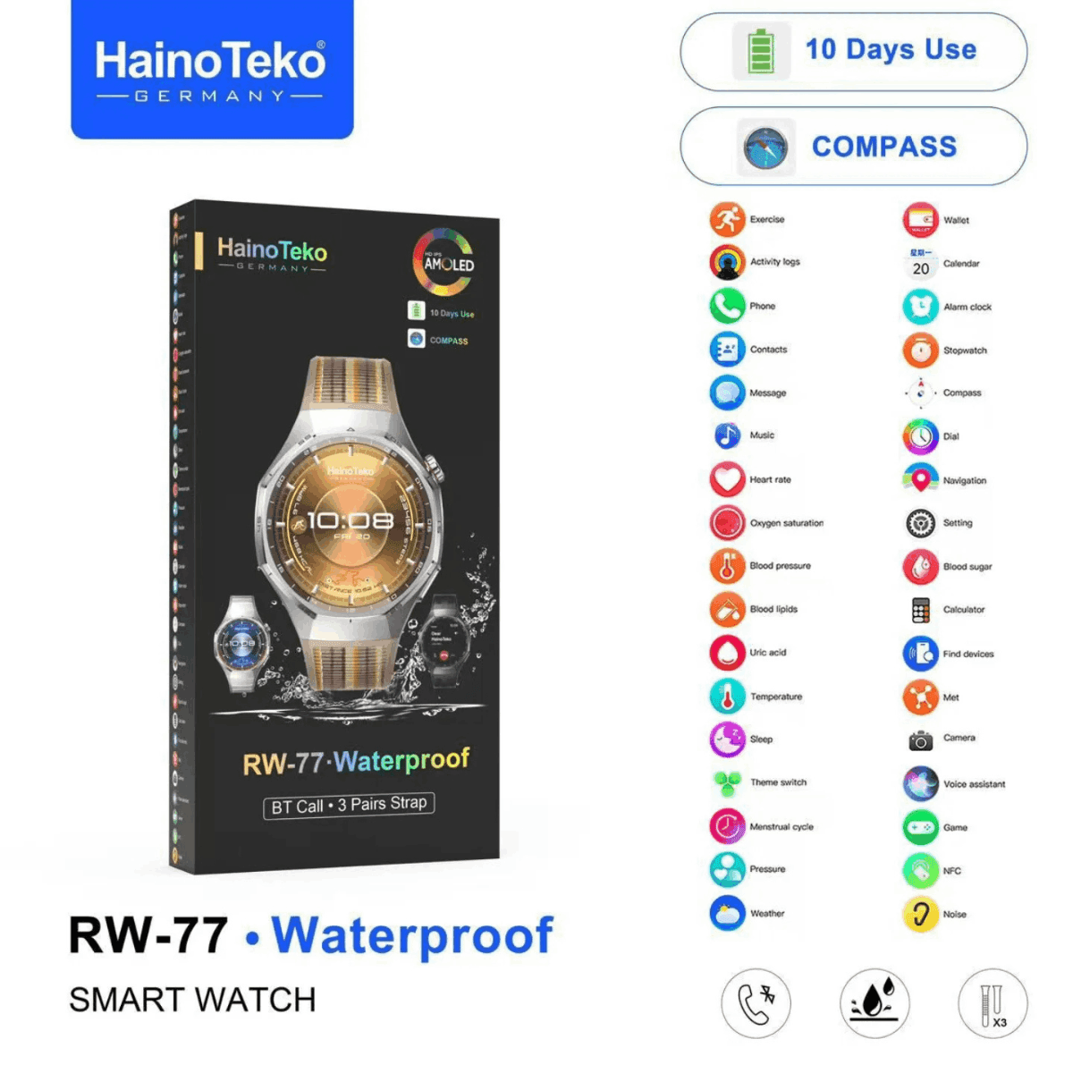 Hainoteko Rw77 Waterproof